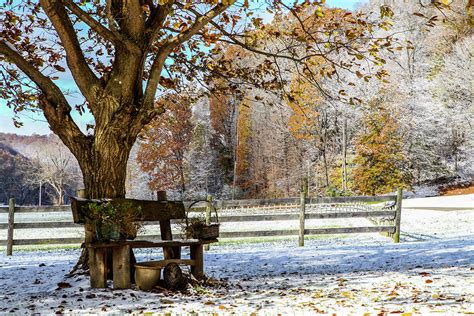 Peaceful Winter Scene Photograph By Randy Shellenbarger Fine Art America