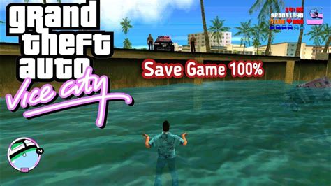 How To Save Game In Gta Vice City Save Game 100 Complate All