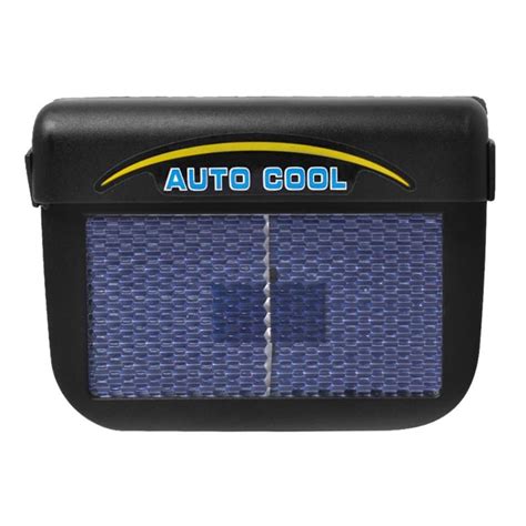1pcs Solar Powered Car Cooler Window Air Vent Solar Fan Ventilation