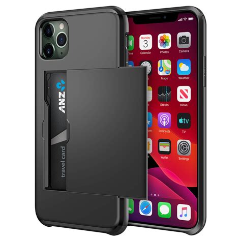 Tough Armour Slide Case Card Holder For Apple Iphone 11 Pro