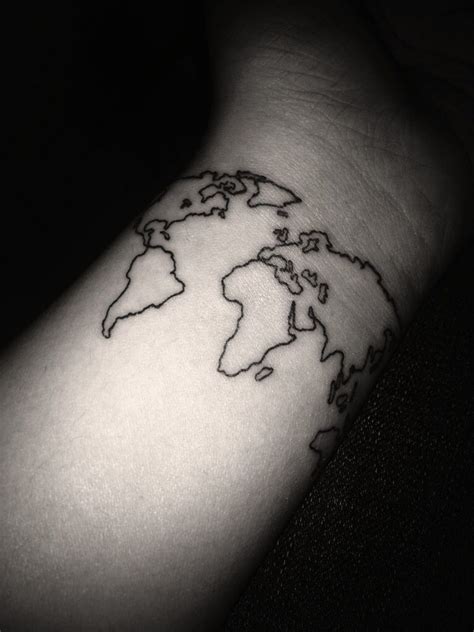 The tattoos also carry very significant meanings. #tattoo #worldmap #map #countries #unique #ink | Tattoos, Infinity tattoo, Body art