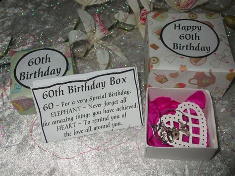 60th Birthday Box Handmade Unique T Special Birthday Etsy