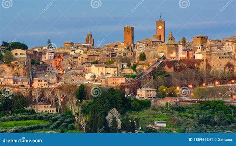 Orvieto Medieval Old Town Italy Stock Image Image Of Urban