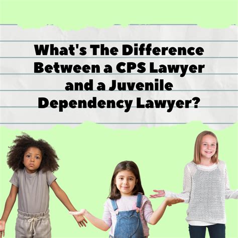 Cps Lawyer Or Juvenile Dependency Lawyer Which One Do You Need In