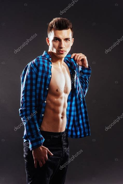 Nude Guy In Shirt Stock Photo By Myronstandret