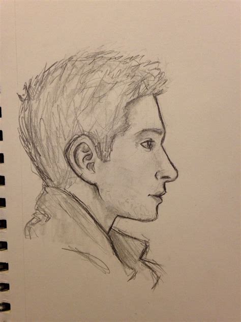 So I Tried To Do A Simple Side Profile Of Dean Winchester