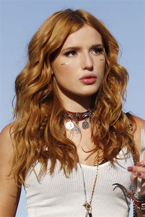 Bella Thorne Wavy Ginger Loose Waves Hairstyle Steal Her Style