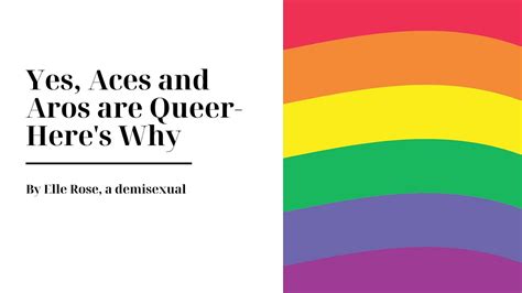 Yes Aces And Aros Are Queer — Heres Why By Elle Rose Medium