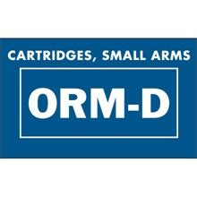 Orm d stickers kamos sticker. 1 3/8 x 2 1/4" - "Cartridges, Small Arms ORM-D" Labels