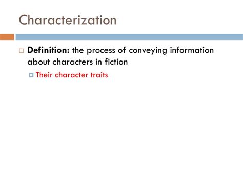 PPT - Direct and indirect characterization PowerPoint Presentation ...