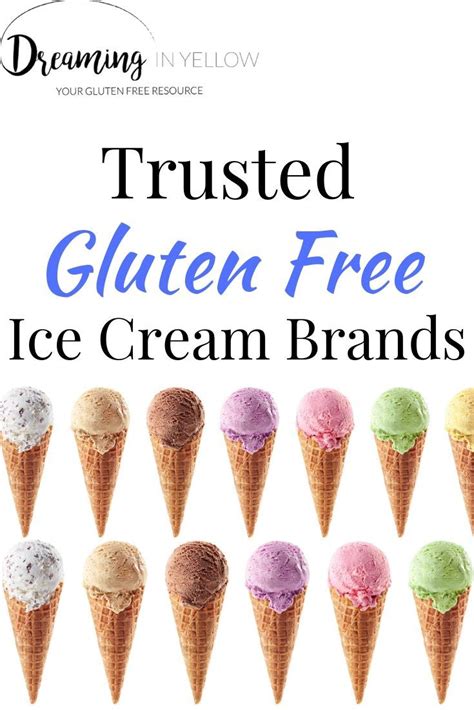Trusted Gluten Free Ice Cream Brands Gluten Free Ice Cream Gluten