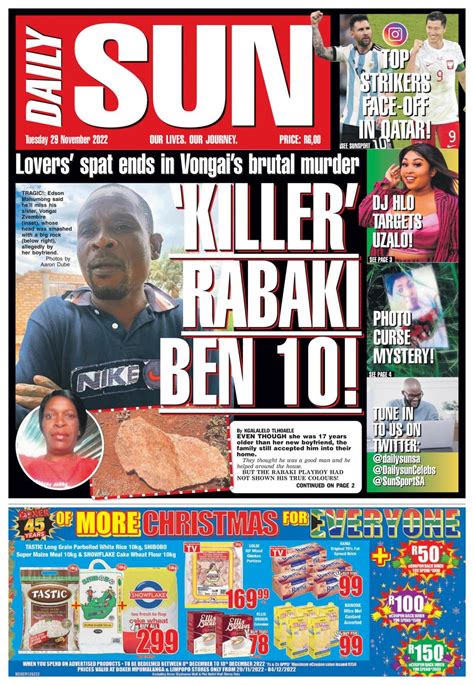 Daily Sun November 29 2022 Newspaper Get Your Digital Subscription