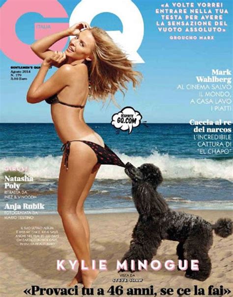 Kylie Minogue Sizzles On The Cover Of GQ Italia