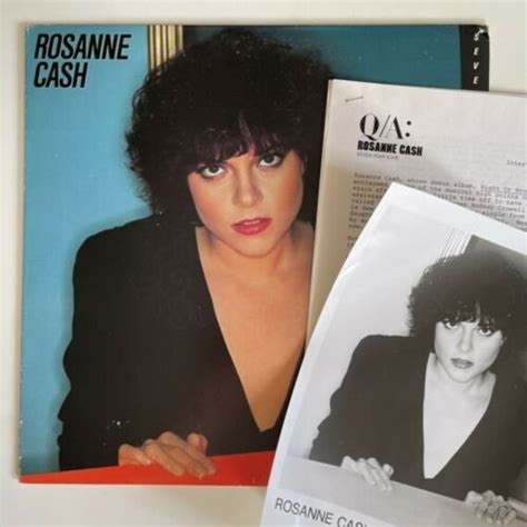 Rosanne Cash Seven Year Ache Vinyl Record Promo Press Kit Etsy