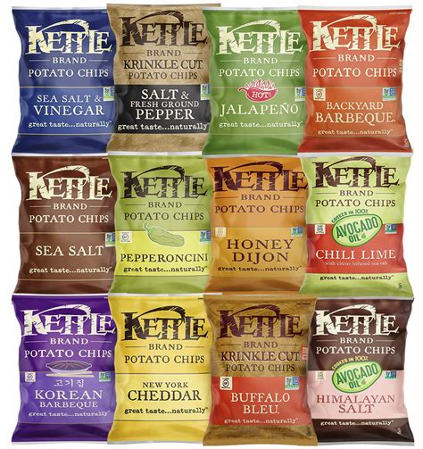 Kettle Brand Potato Chips Individual Single Serve Bags Many Different