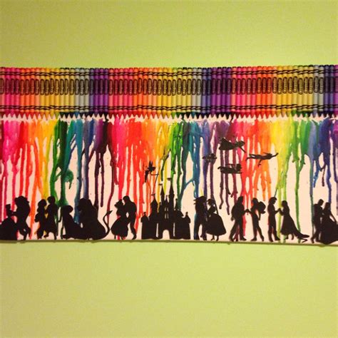 Diy Silhouette Melted Crayon Art Bmp Toaster
