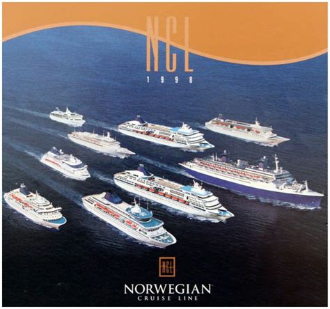 Norwegian Cruise Line Fleet In 1998 Led By The Norway Former