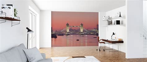London Skyline In Sunset Wall Murals Online Photowall