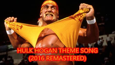 Hulk Hogan Theme Song I Am A Real American Remastered 2016 WWE YouTube