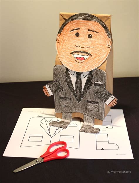 Martin Luther King Jr Craft No Prep Martin Luther King Jr Crafts