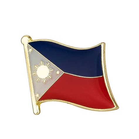 Philippines Flag Pin Badge Etsy