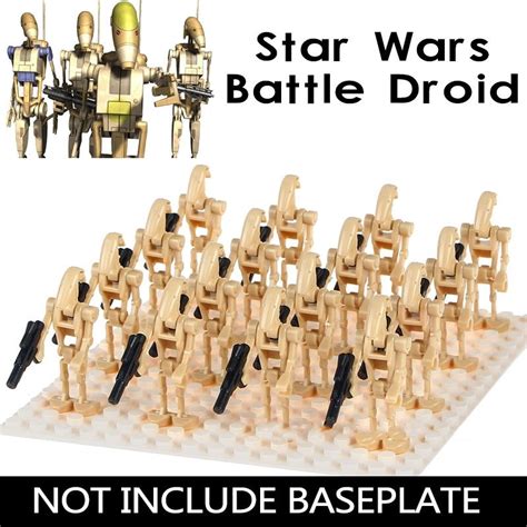 Star Wars Brown Battle Droid 16pcs Lego Minifigure Toys Set