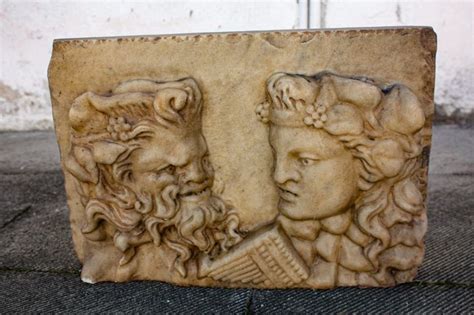 Sculpture Masque De Dionysos Et Ariane Marbre Catawiki