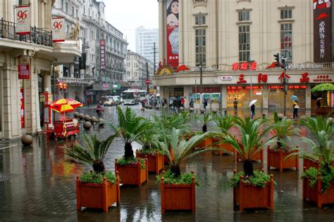 Shanghai Rain China Editorial Photo Image Of Morning 62315716