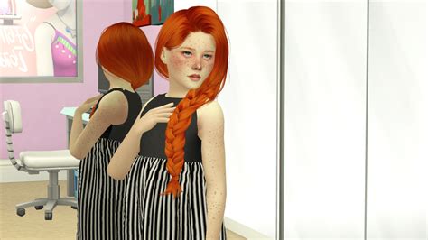 Anto Indiana Hair Kids And Toddler Version Redheadsims Cc