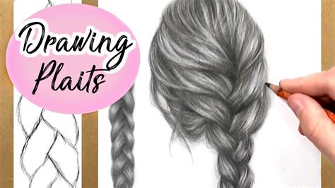 How to draw long hair. How To Draw A Plait / Braid: Hair Drawing Tutorial | Step ...