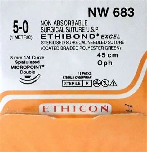 Ethicon Ethibond Excel Nw683 At Rs 5544box Sutures In Delhi Id