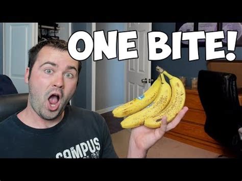 Chris Eats Three Banans In One Bite All At Once Youtube