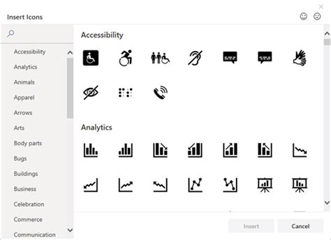 Insert Icons And Vector Files Svg In Microsoft Office