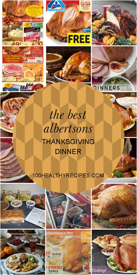 And a lot of us are hosting thanksgiving dinner for the first time ever. Best 35 Albertsons Turkey Dinners - Home, Family, Style ...