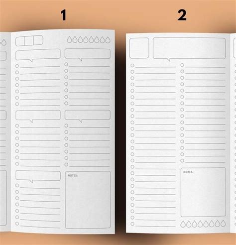 Midori Travelers Notebook Daily Planner Insert Printable Printable