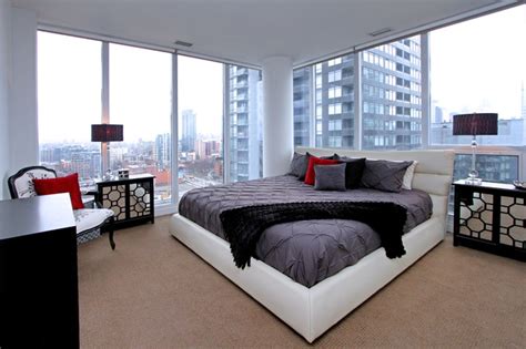 20 small condo bedrooms with breathtaking designs. Telegram Mews Condo - Contemporary - Bedroom - other metro ...