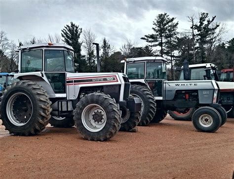 White 120 Fwd And 2 105 Antique Tractors Vintage Tractors Farm