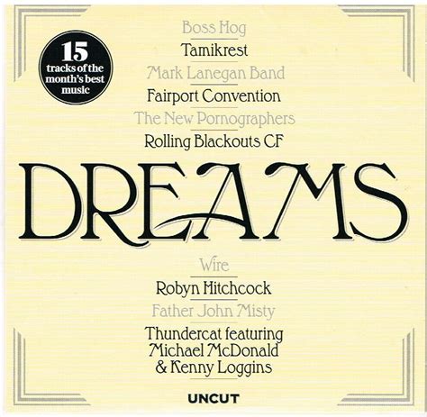 Dreams Cd Promo Uncut Magazine 15 Tracks Of The Best New Music