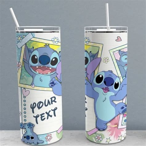 Lilo And Stitch 20oz Tumbler Double Walled Lid Straw T Coffee Holiday