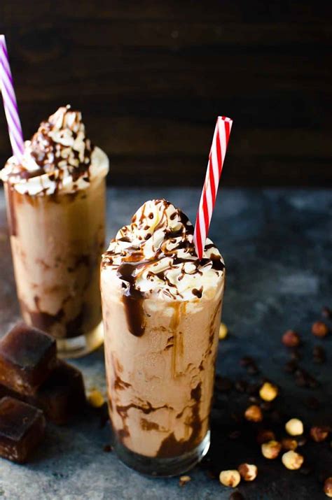 Frappuccinos are the ultimate starbucks indulgence. 3 Ingredient Nutella Frappuccino (Nutella Coffee Slushie ...