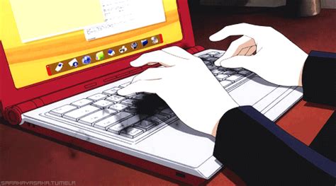 Computer Anime Working  Anime Typing  Anime Typ