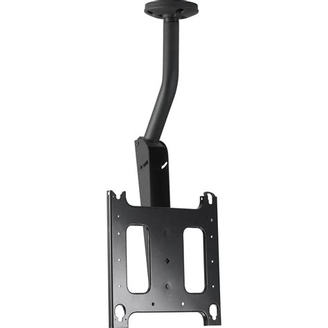 Direct attach ceiling mount spanish product description Chief Flat Panel Ceiling Mount with Angled Column (Black)