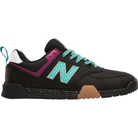 Nowadays, the new balance 574 is one of the most. New Balance Rubber All Coast 574 Court Shoe in Black/Teal ...