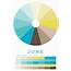 The Colors Of June  Month Color Wheel