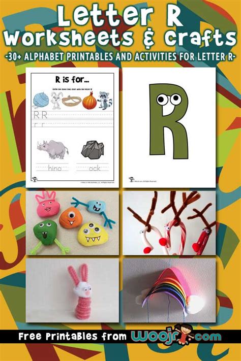 Letter R Worksheets And Crafts Woo Jr Kids Activities