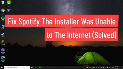 Fix Spotify The Installer Was Unable To Connect To The Internet Solved