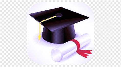 Upacara Wisuda Lapangan Akademik Topi Diploma Cap Ungu Upacara
