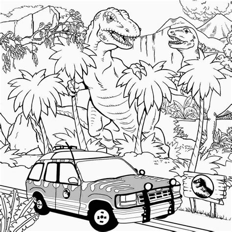 Desenhos De Jurassic Park Para Colorir E Imprimir Colorironlinecom