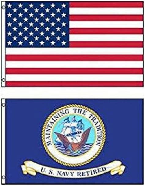 3 x 5 3x5 u s navy retired flag usa american flag flags wholesale lot