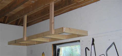 Our shelving system consist of two mounting types, wall mounted and pole mounted. Garage Ceiling Shelving Building Know How - Building ...